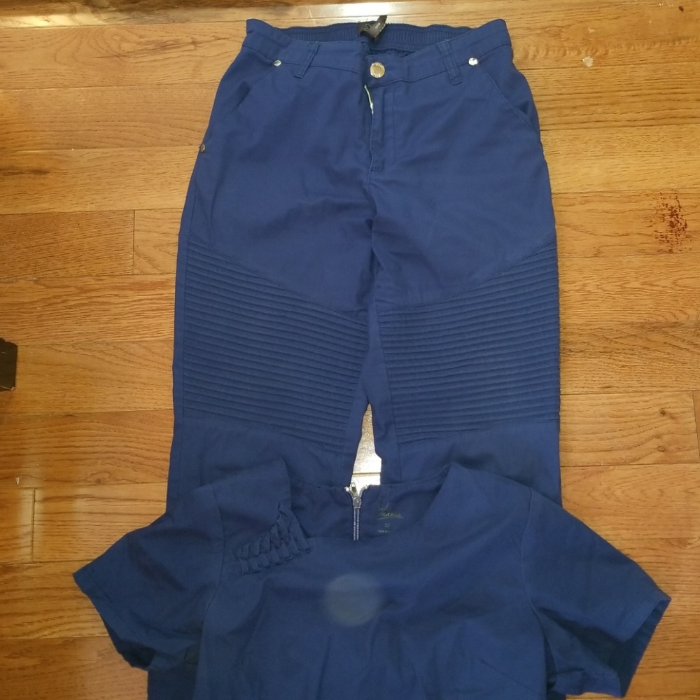 Jaanuu navy blue xs set
